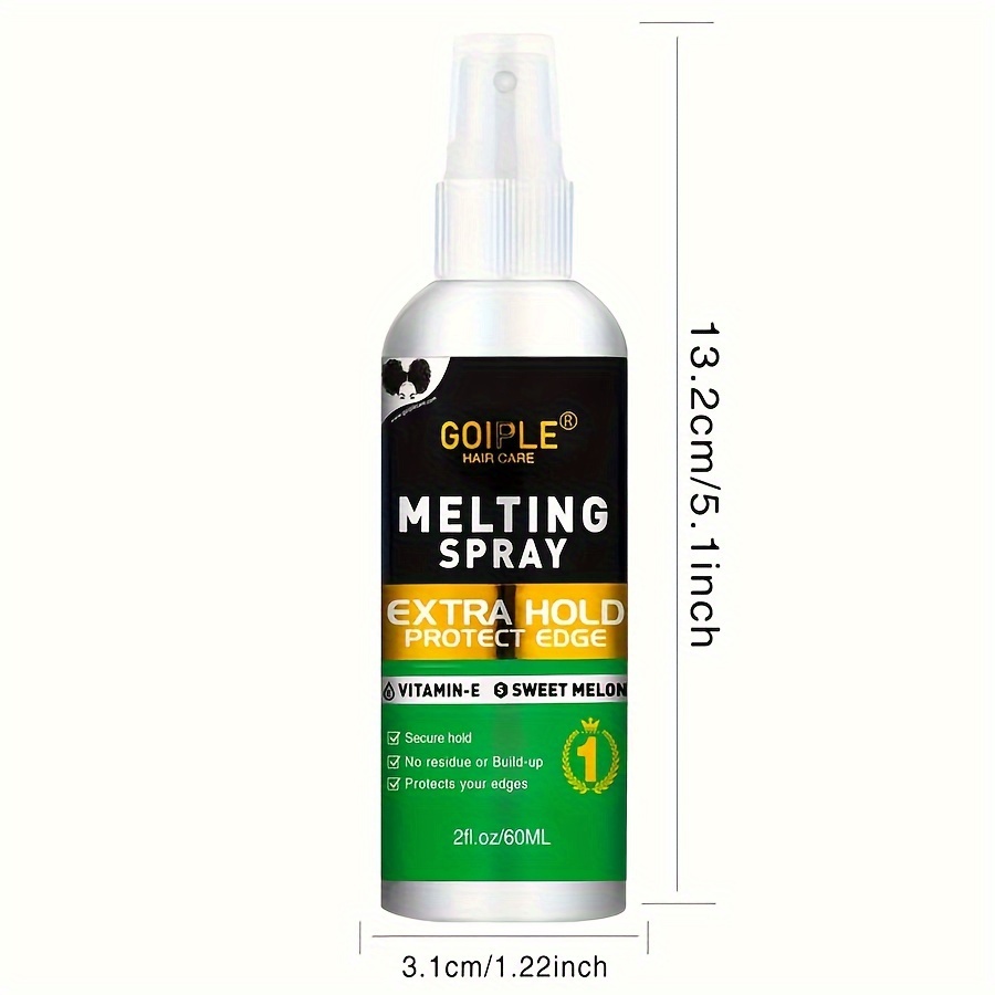 3Pcs/Set Melting Spray Lace Glue Spray Wonder Lace Bond Lace Melt Spray, Sweat Resistant, Melting Spray for Lace Wigs, Glueless, Strong Natural
