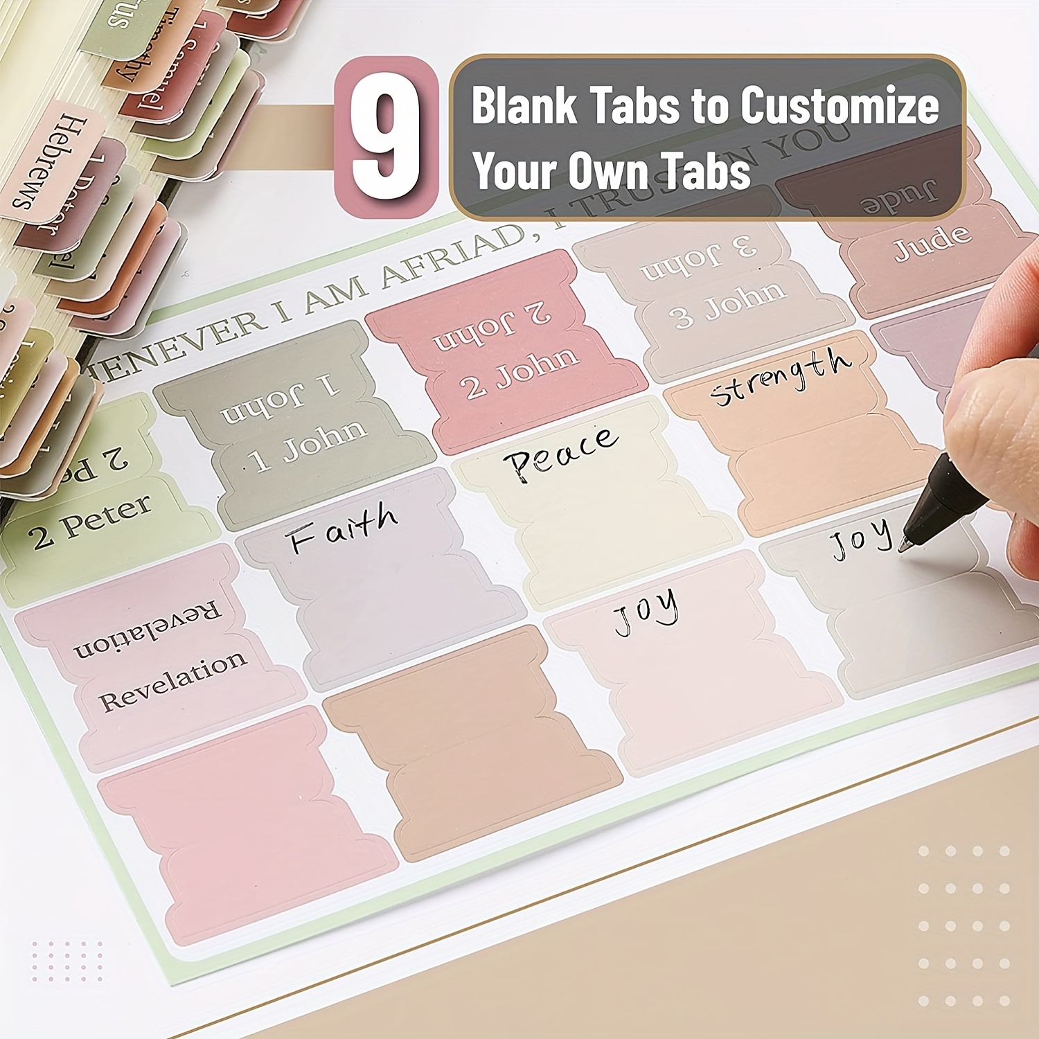 bible tabs sticky index tabs 75 tabs boho theme laminated bible tabs for women and men study bible bible index tabs bible book tabs bible labels tabs bible tabs sticky tabs 5sheets set details 6