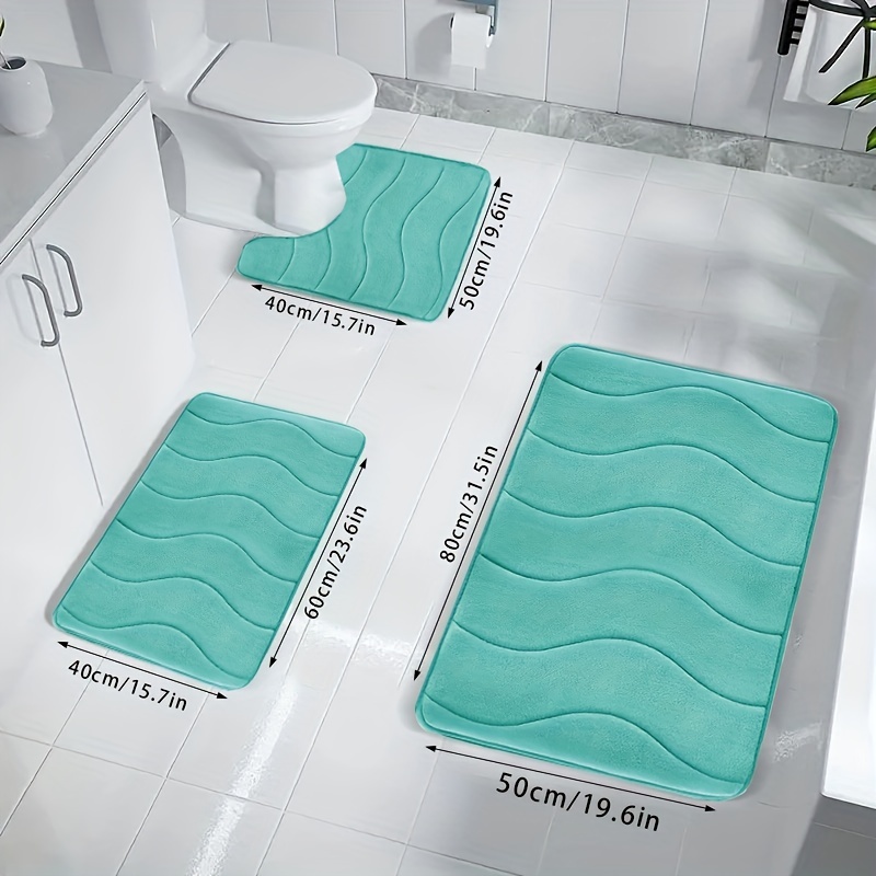 Bath Mat Bathroom Rugs Sets Bath Mats for Bathroom Soft Water