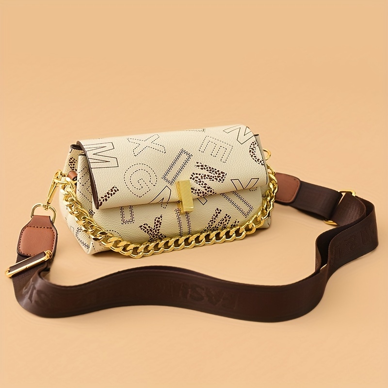 Vintage Geometric Print Crossbody Bag, Retro Pu Shoulder Bag, Women's  Fashion Handbag & Purse - Temu Australia