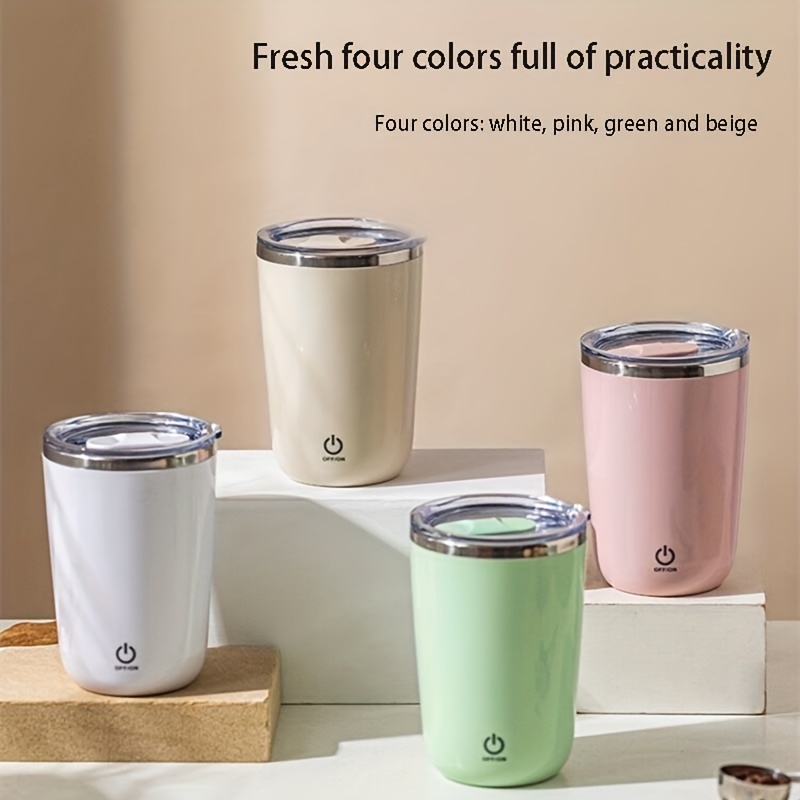 350ml Portable Smart Mixing Cup - Electric Stainless Steel Coffee