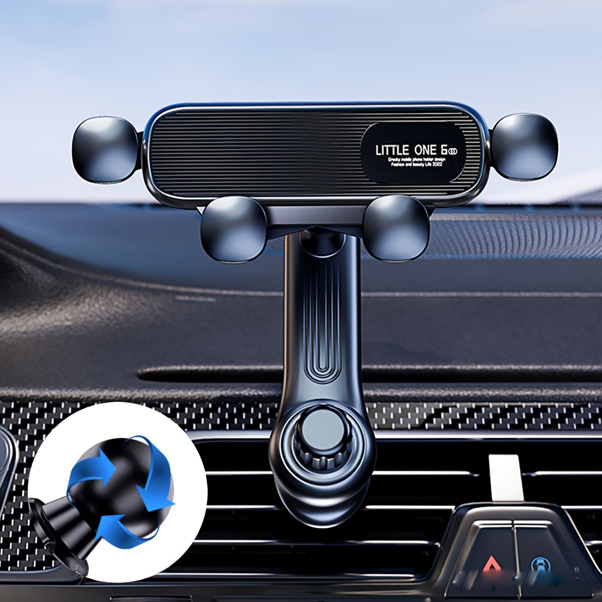 Lightweight Car Phone Holder With Gravity Sensing That Can Rotate The Car  Air Outlet At Any Angle To Fix The Dedicated GPS Navigation Holder
