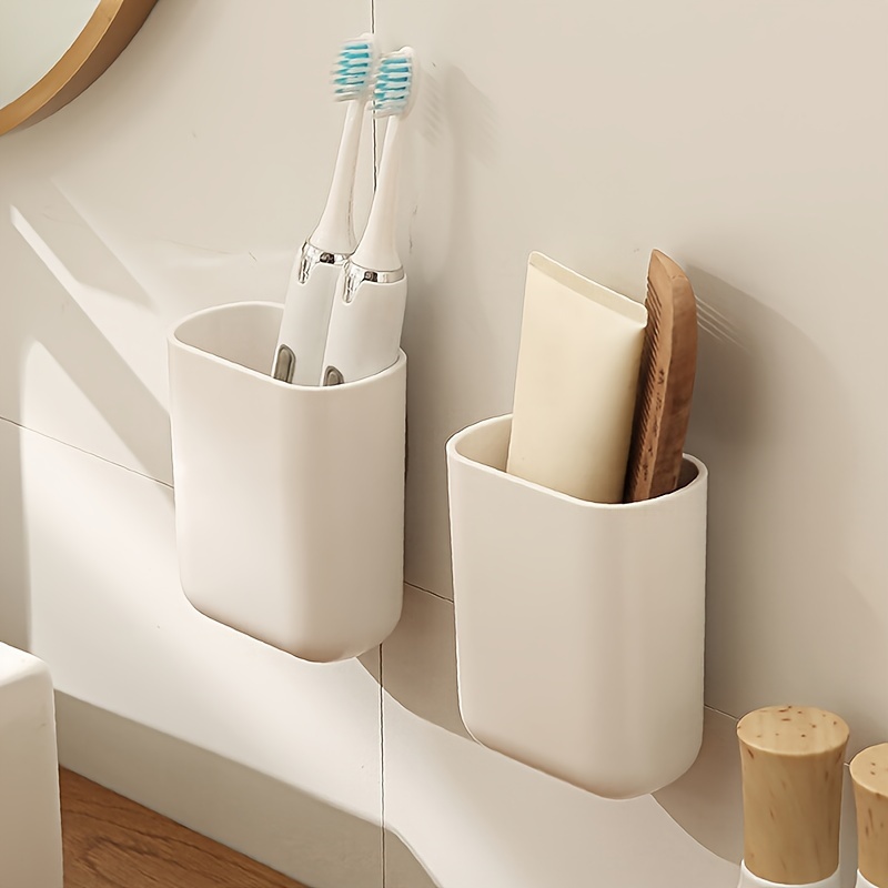 1 Scatola Portaoggetti A Parete, Contenitore Portaoggetti In Plastica, Organizer  Da Parete Per Bagno, Cestini Portaoggetti Sospesi A Parete, Porta  Telecomando In Plastica, Elementi Essenziali Per La Casa