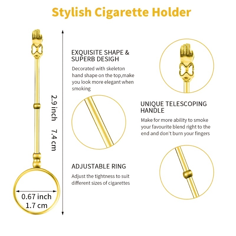 Metal Ring Cigarette Holder, Metal Finger Cigarette Rack