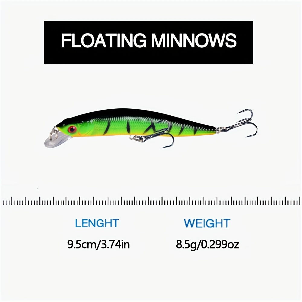 Minnow Bass Fishing Lures Kit: Catch Trout Catfish Musky - Temu