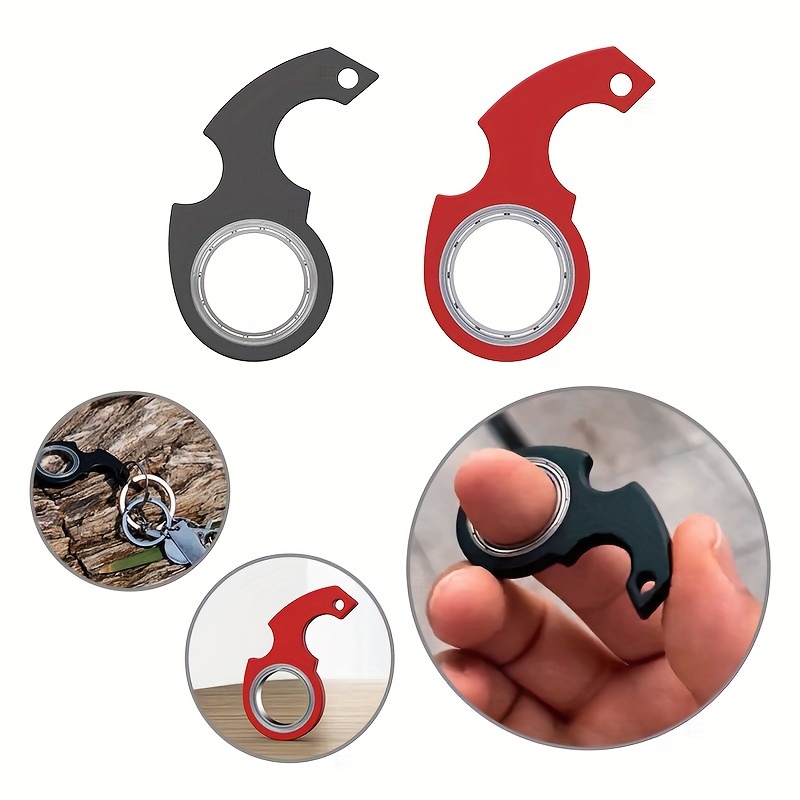 Fingertip Rotating Decompression Keychain Fidget Spinner - Temu