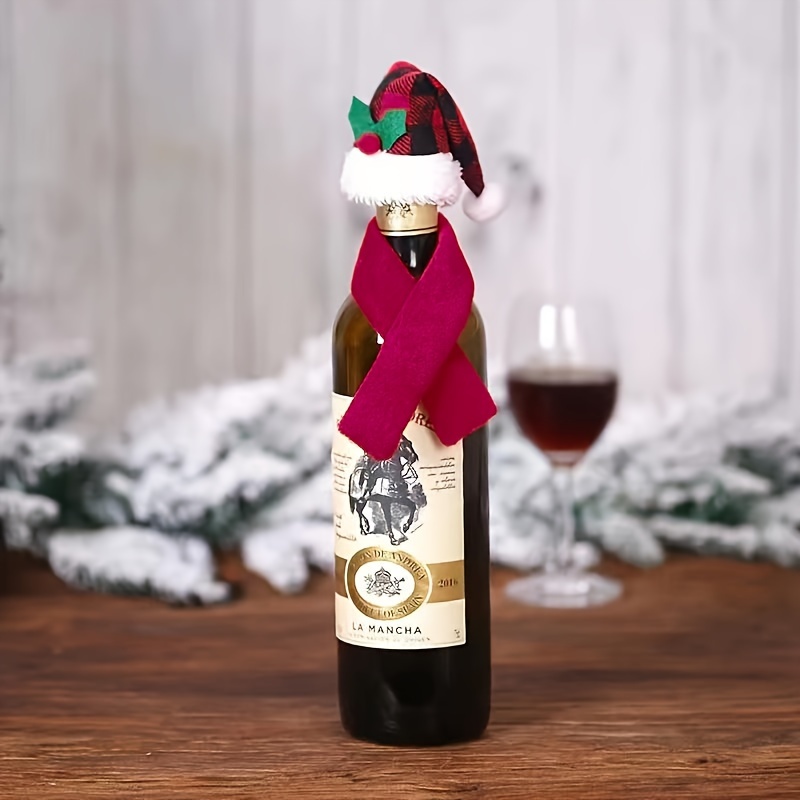 6 Piece Christmas Wine Bottle Cover Set