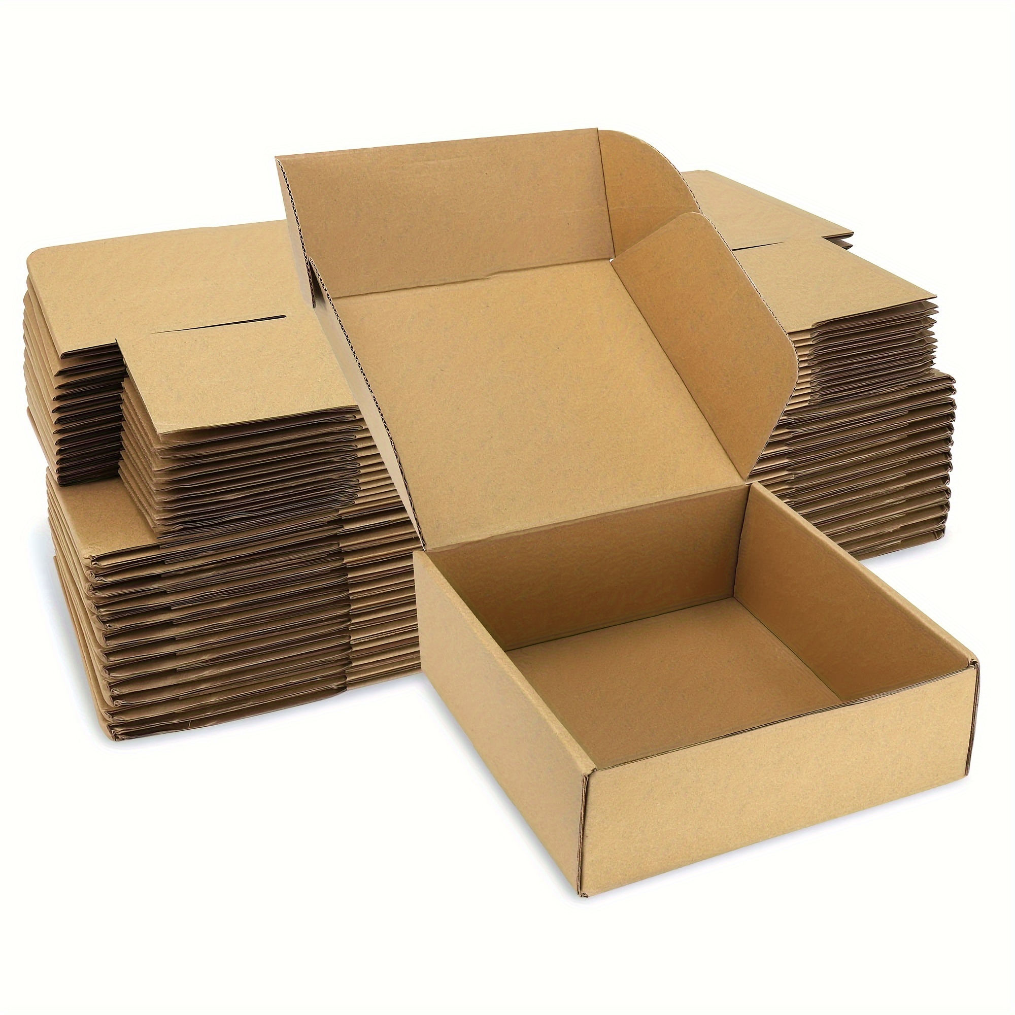 Cajas de cartón negro de 9 x 6 x 2, paquete de 30 cajas de envío para cajas  de correo de pequeñas empresas, cajas de embalaje corrugado