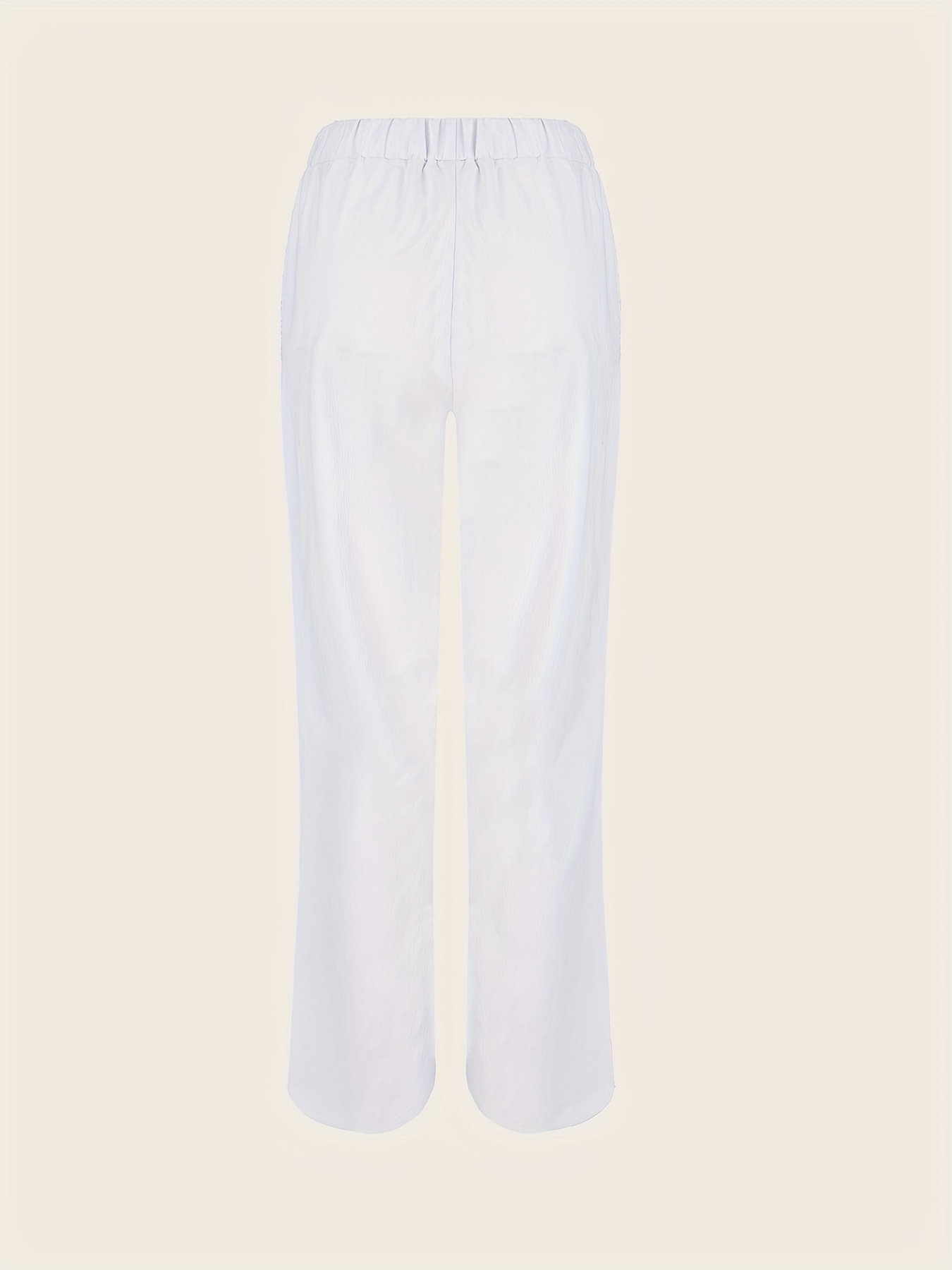 Casual Solid 2pc Set Tank Top & Wide Leg Pants Outfits Women's Clothing