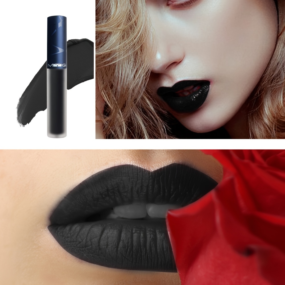 Halloween Makeup Gothic Lipstick Dramatic Makeup Black Green - Temu
