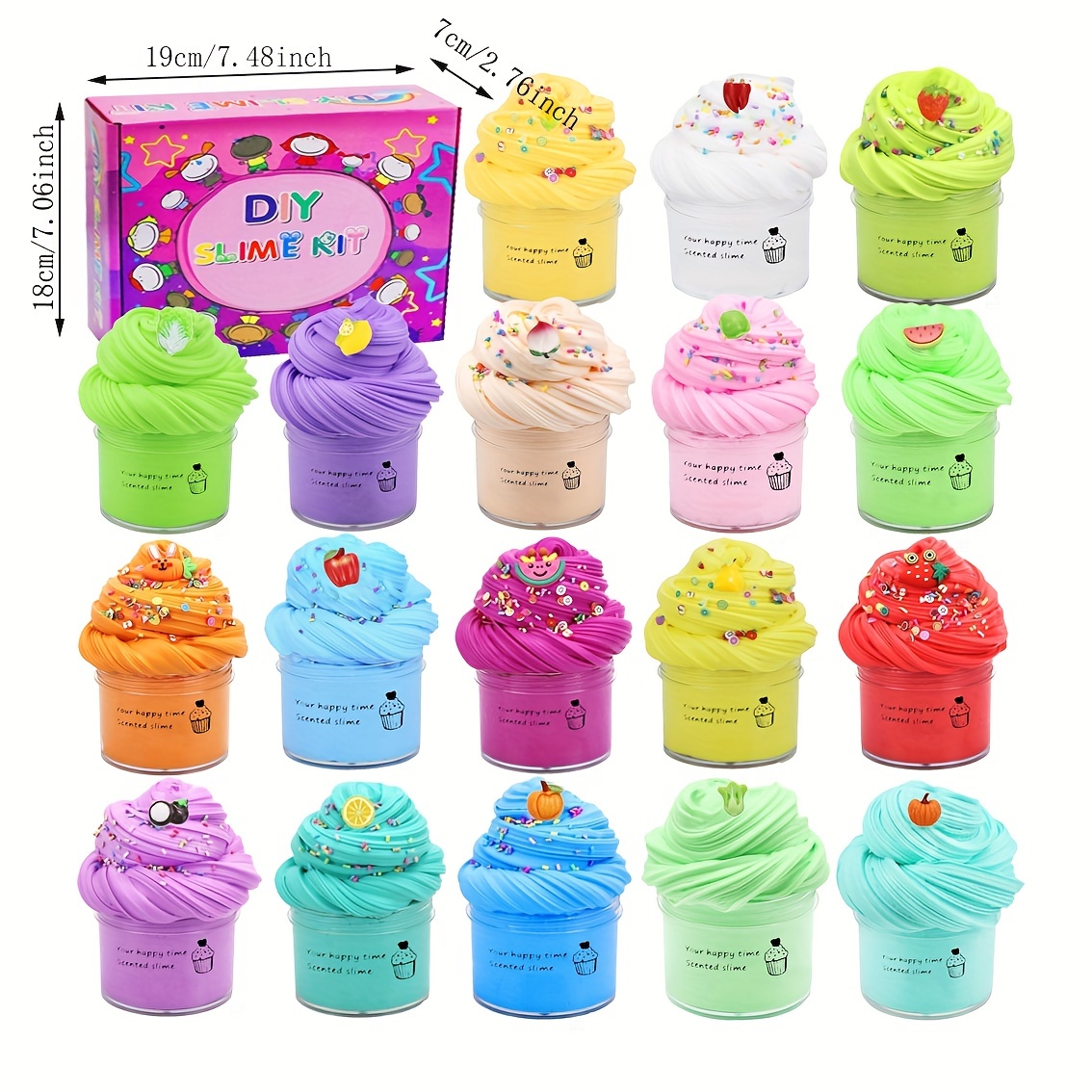  Unicorn Colorfull Butter Slime Kit,13 Pack Slime Party  Favors,DIY Slime Toys for Kids,Soft & Non-Sticky,Birthday Gifts for Girls  and Boys : Toys & Games