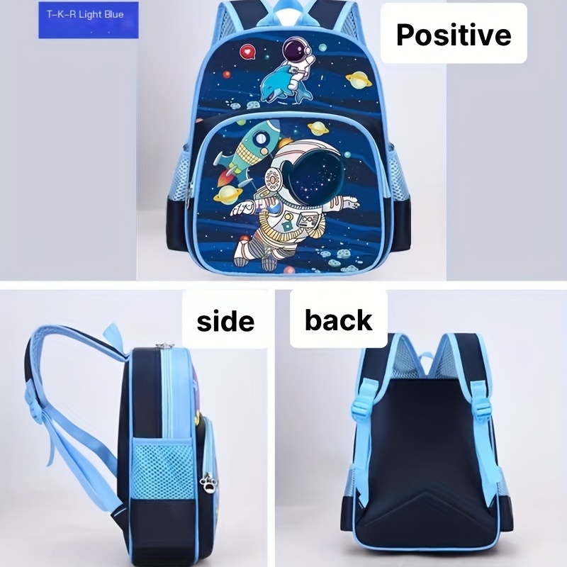Space Astronaut Kids School Bag Kindergarten Spine Protection Backpack