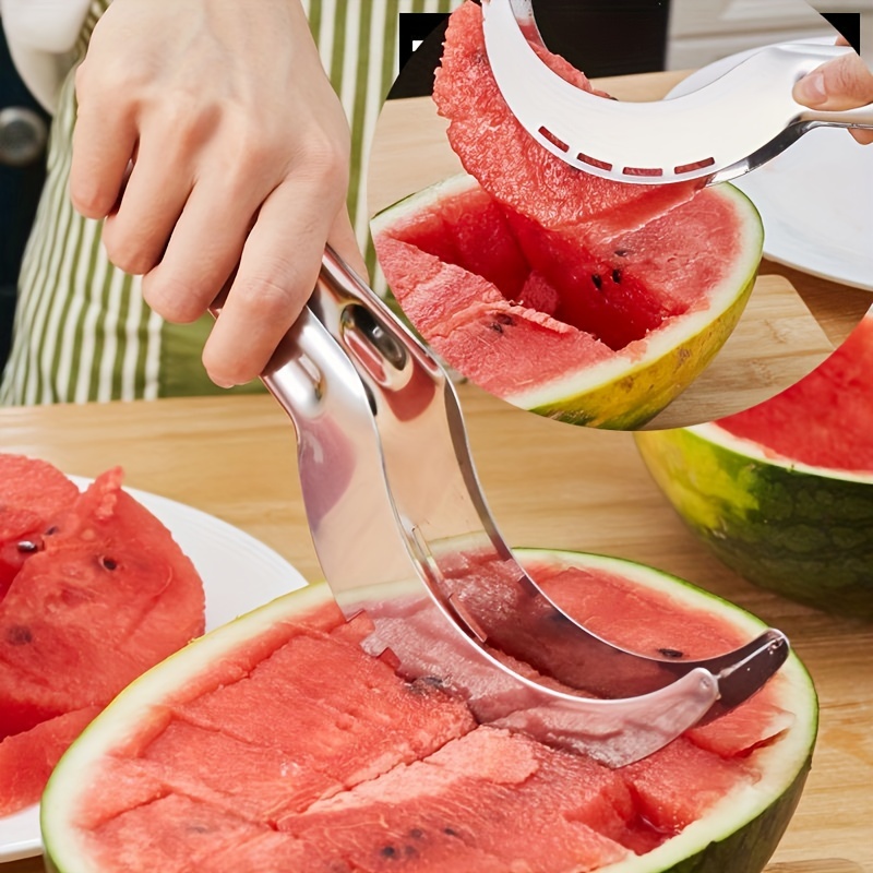 Watermelon Slicer Creative Watermelon Cutter Stainless Steel - Temu