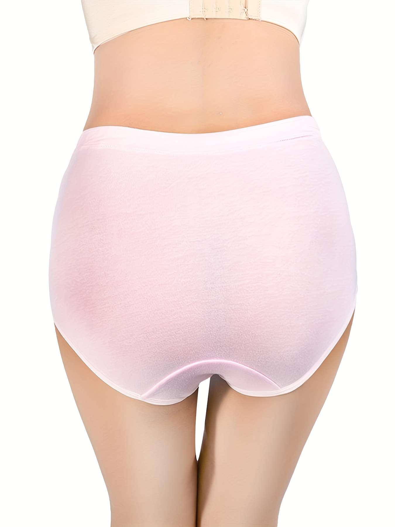 Adjustable Cotton Maternity High Waist Underwear Pregnant Women Cotton Panty  (skin Color 3xl)