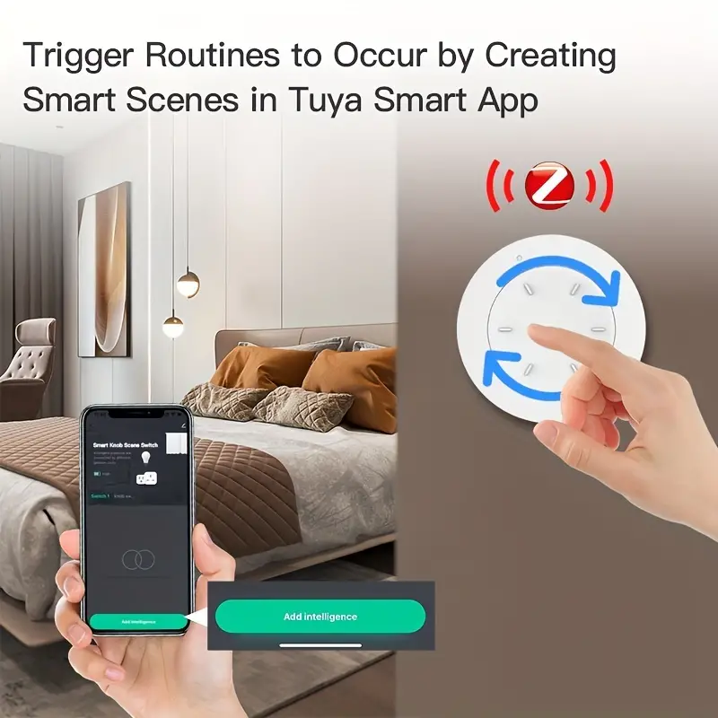 Zigbee Interruptor Escena Inalámbrico Apto App Smart Life - Temu Chile