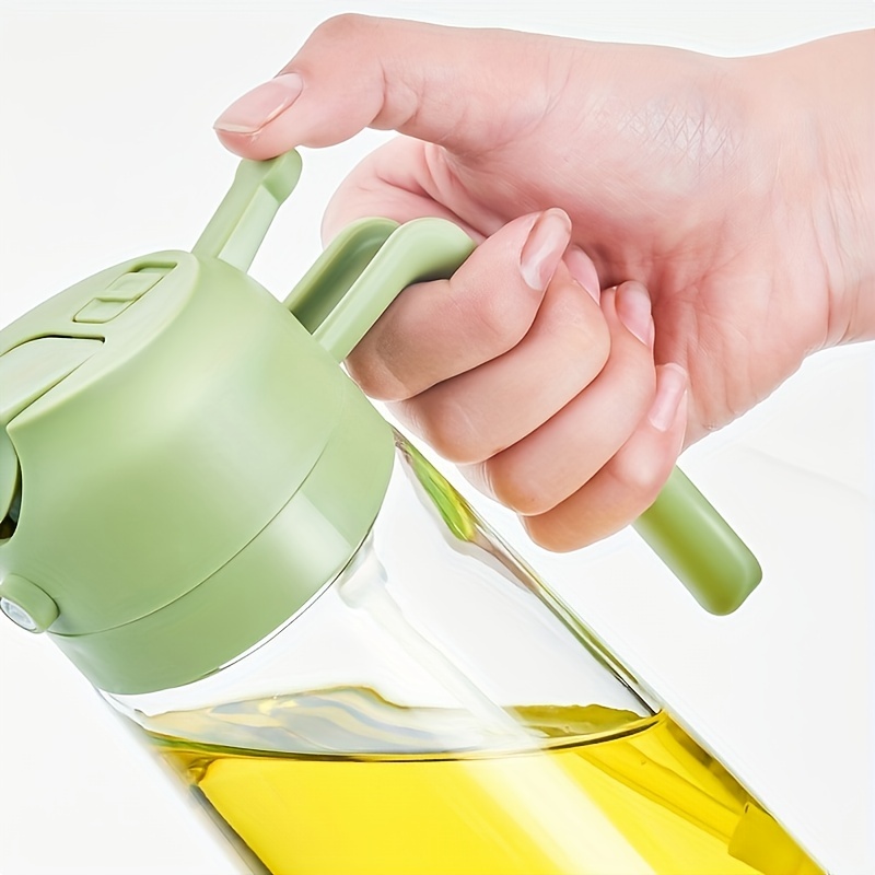1 pieza de vidrio Pulverizador de aceite Botella aceite de oliva Dispensador  Aceite Spray para cocina , de cocina, Mode de Mujer