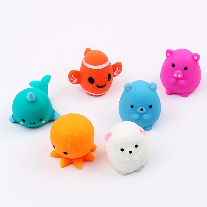 Super Tiny Kawaii Squishies Mini Mochi Animal Squishy Toys - Temu