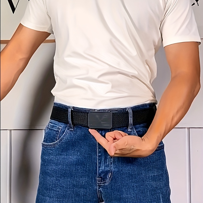 Mens Elastic Belt, Stretch Belt for Men