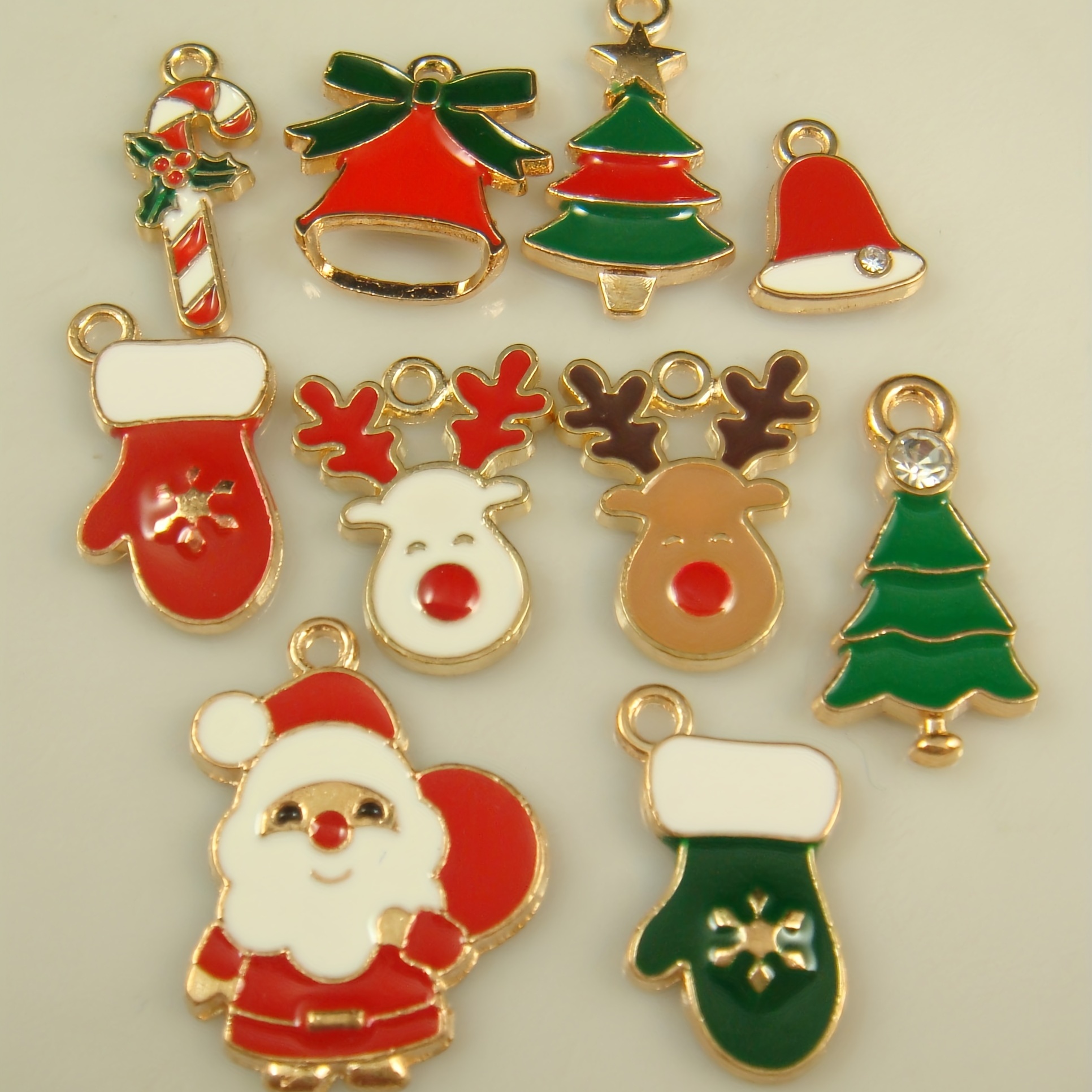 Mini Christmas Charms, Jewelry Making Accessories Diy Ornaments