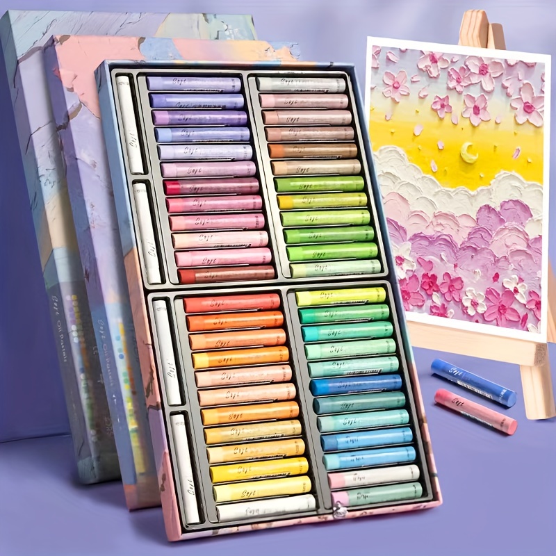 Pasteles de tiza de color neutro para artistas profesionales, 36 colores