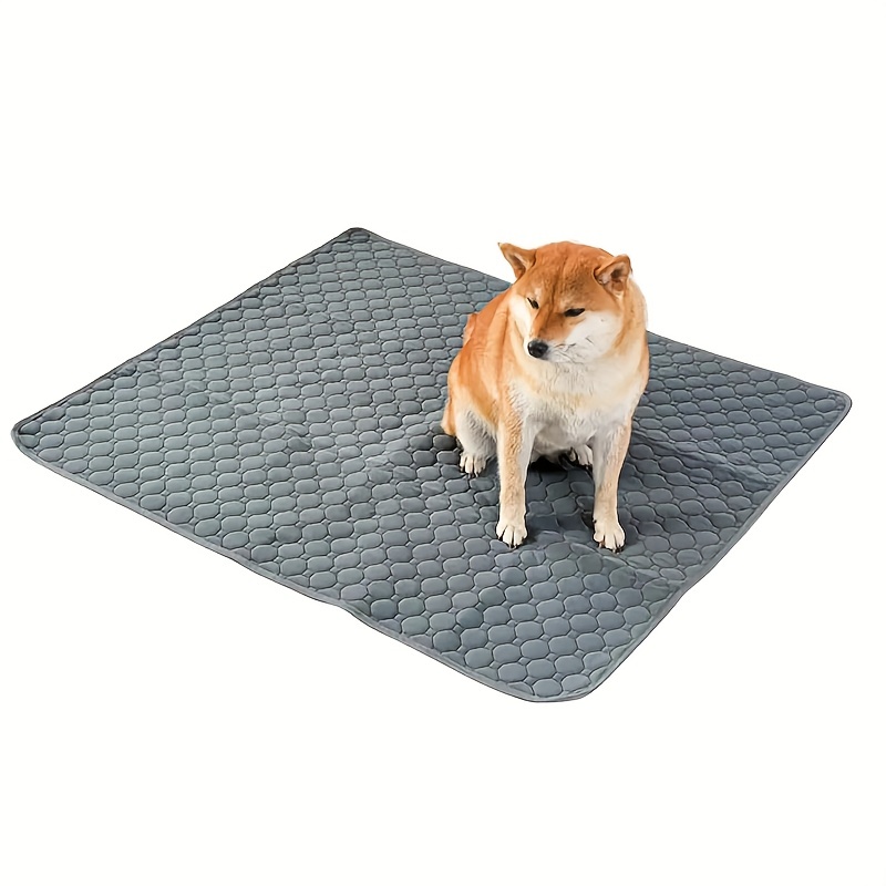 Waterproof Dog Food Mat Washable Dog Pee Pads Non-slip Absorbent