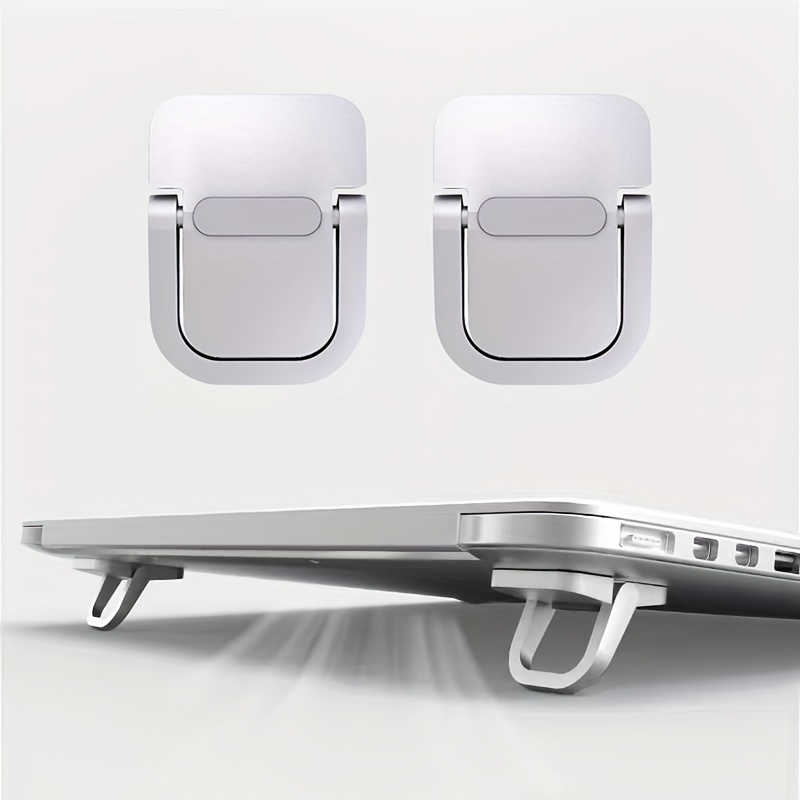 

2pcs Zinc Alloy Mini Portable Foldable Laptop Invisible Stand