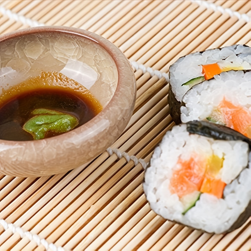 1 Pièce Outil De Fabrication De Sushi Beige, Natte En Bambou Pour Rouler  Les Sushis, Onigiris Et Enveloppes, Mode en ligne