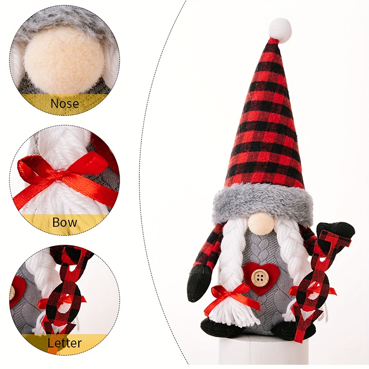 2023 New Campus Christmas Decoration Gnome Toy For Christmas - Temu