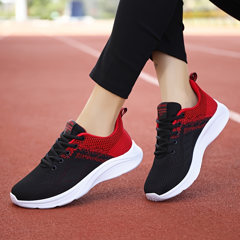 Women s Breathable Mesh Sneakers Casual Lace Outdoor Shoes details 1