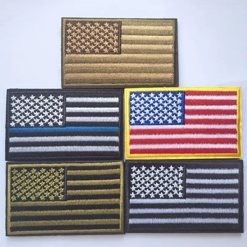 American Flag Embroidery Embroidered Badge Patch For Jackets - Temu