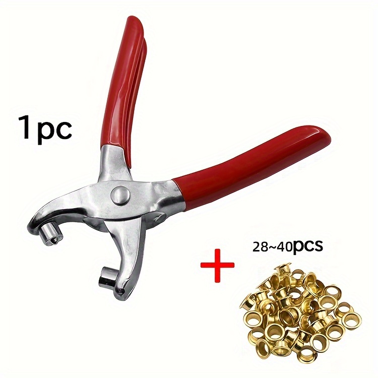 Blooming Eyelet 2 Colors +installation Pliers Metal Eyelet - Temu