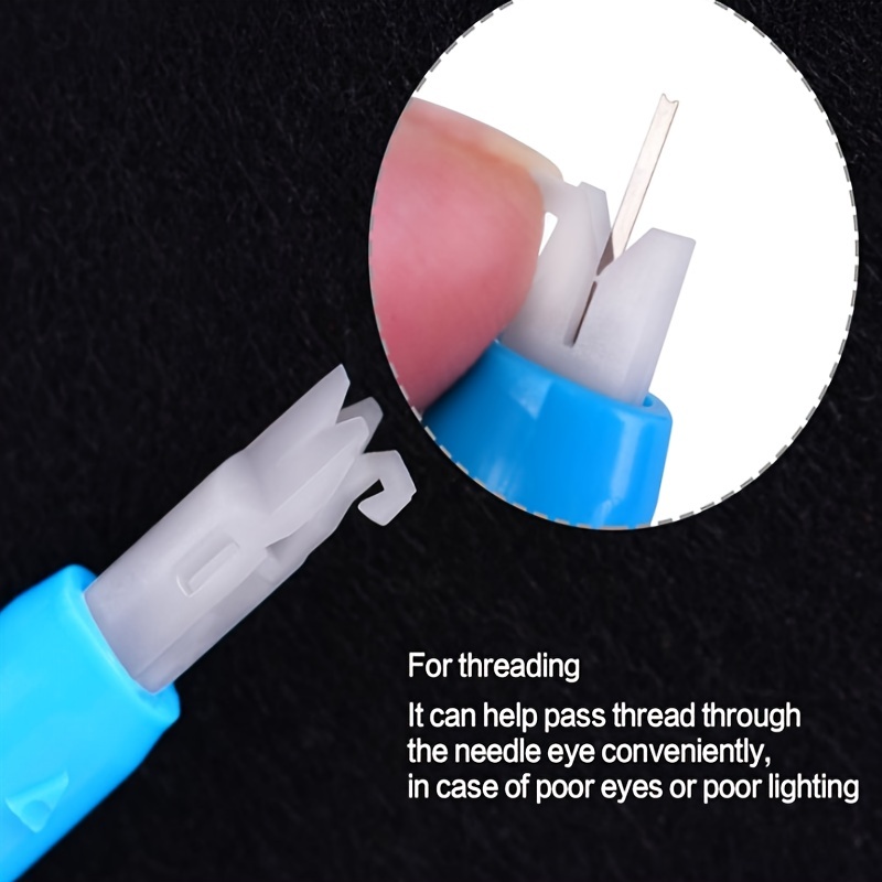 1pc Sewing Machine Needle Threader Stitch Insertion Tool Automatic Threader  Quick Sewing Threader Needle Changer Hold Needles Firmly