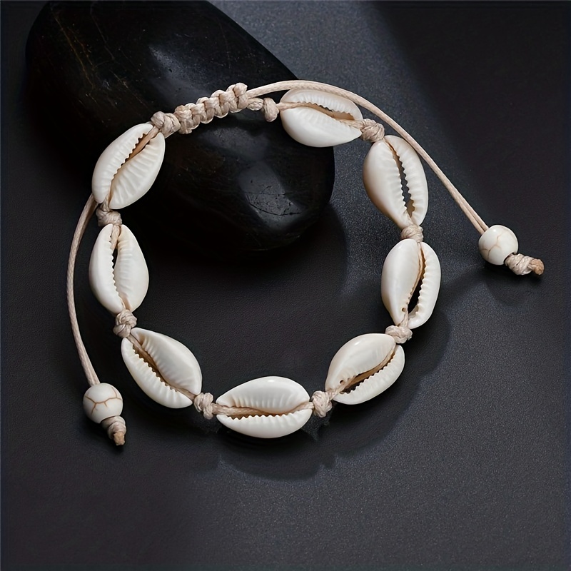 Bohemian Shell Conch Braided Adjustable Bracelet