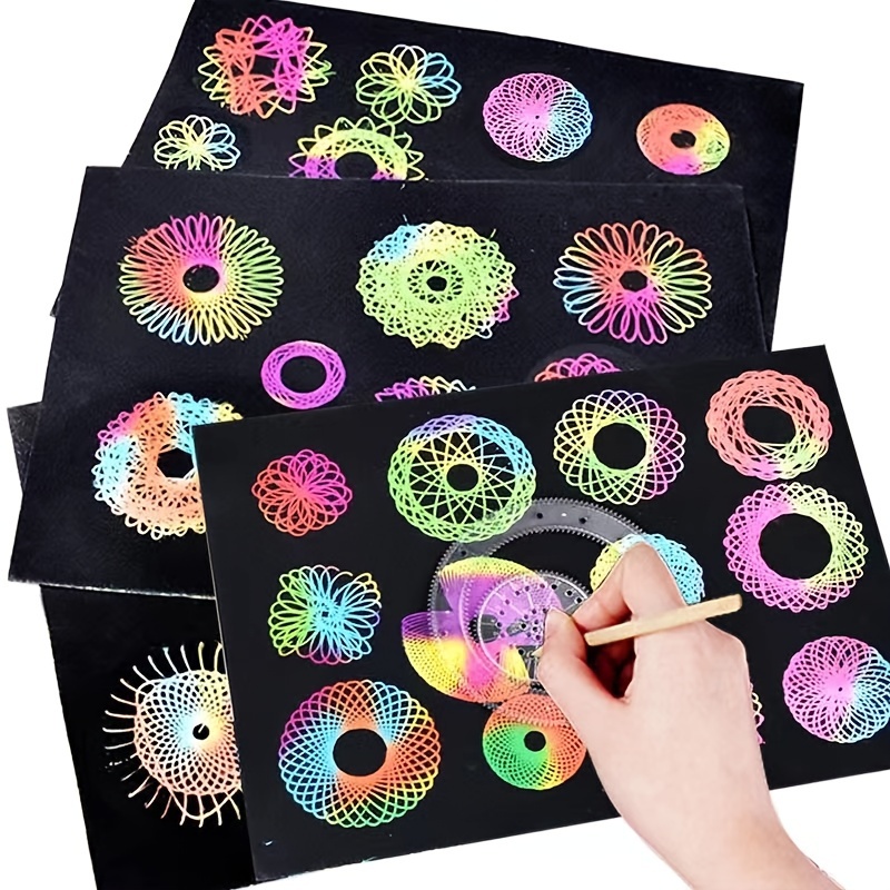 

22pcs Magic Variety Kaleidoscope Painting Set, Children's Educational Magic Drawing Painting Tools, Educational Tool, Christmas Gifts, Birthday Gifts