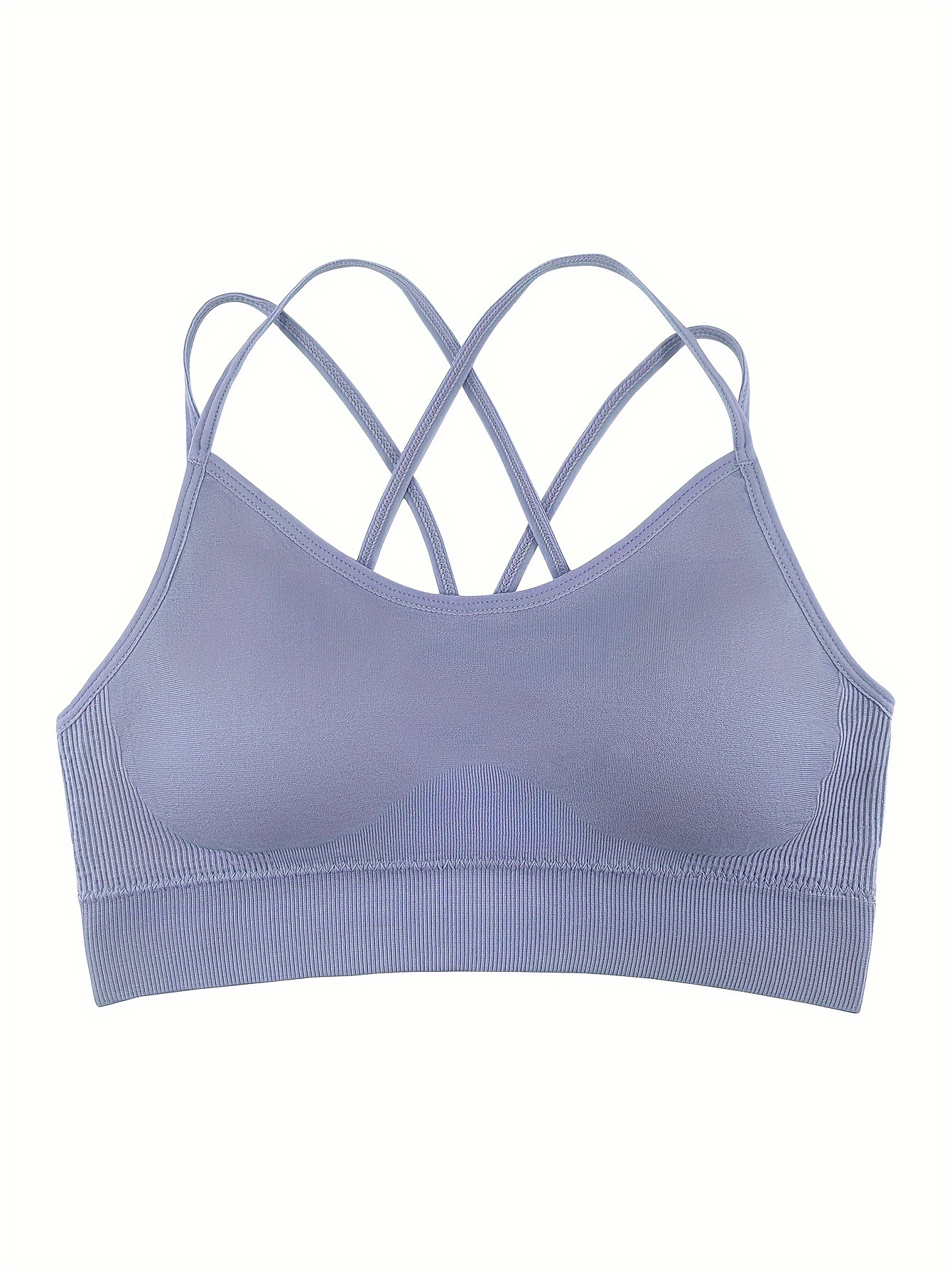 Light purple blue ￼Sports Bra