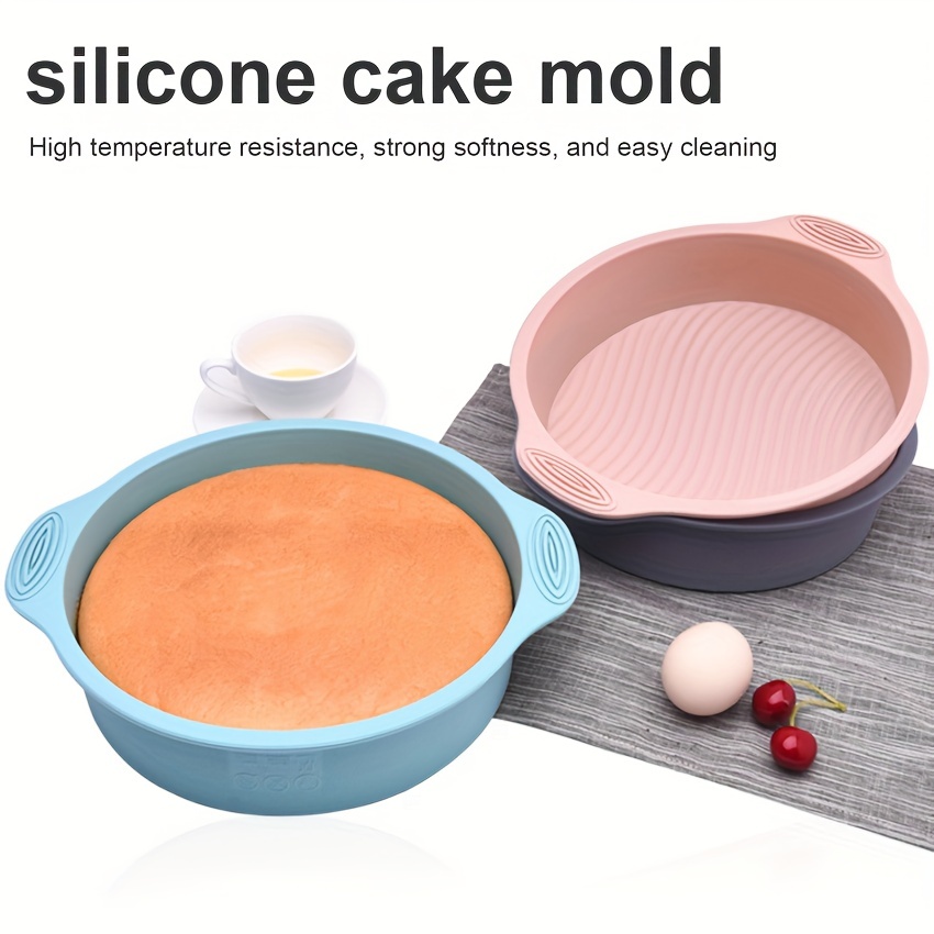 Round Cake Mold Silicone Molds for Cakes Nonstick Cake Pan Baking Forms Pastry  Mold