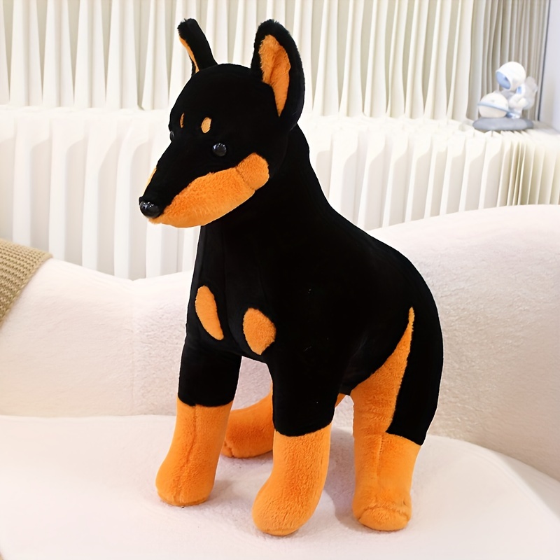 Doberman Dog Soft Stuffed Plush Toy -  - World of