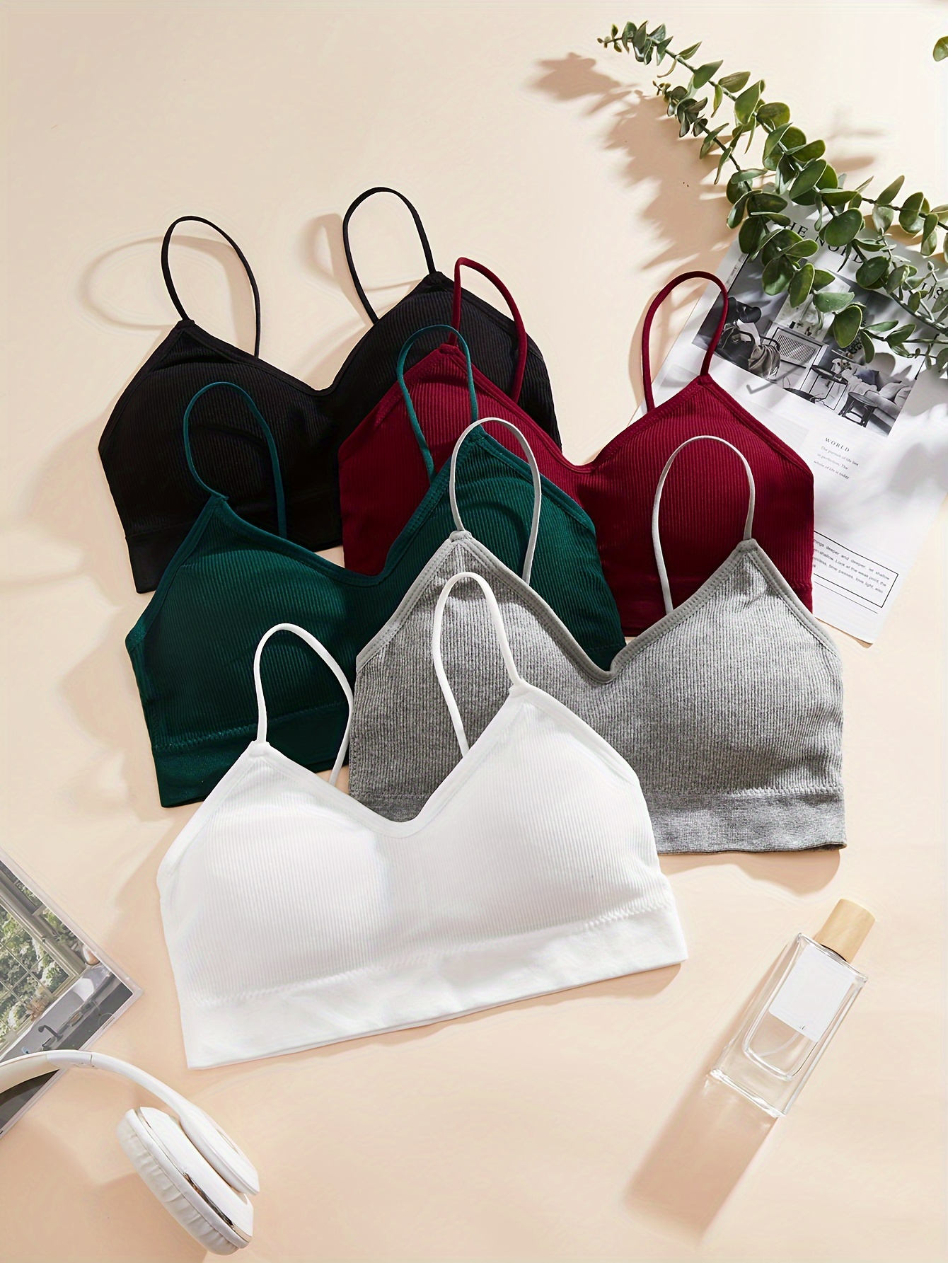Traceless gathering bottom bra without steel rings, sexy gathering, we, bralettes