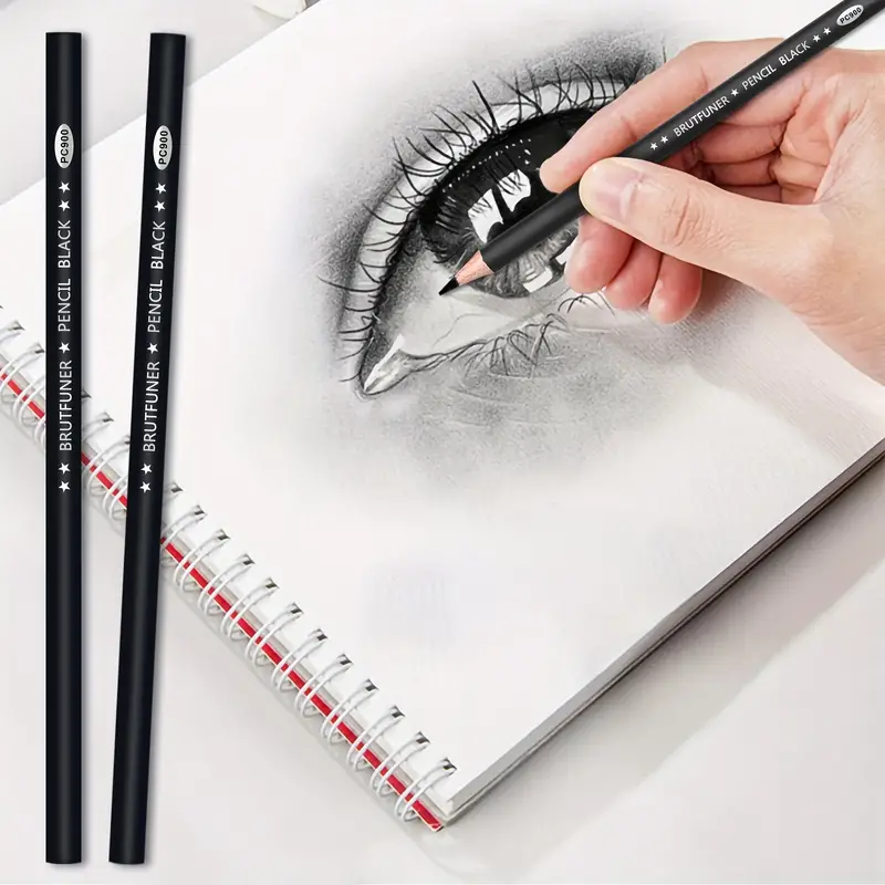 Black Charcoal Pencils For Sketching Professional High - Temu