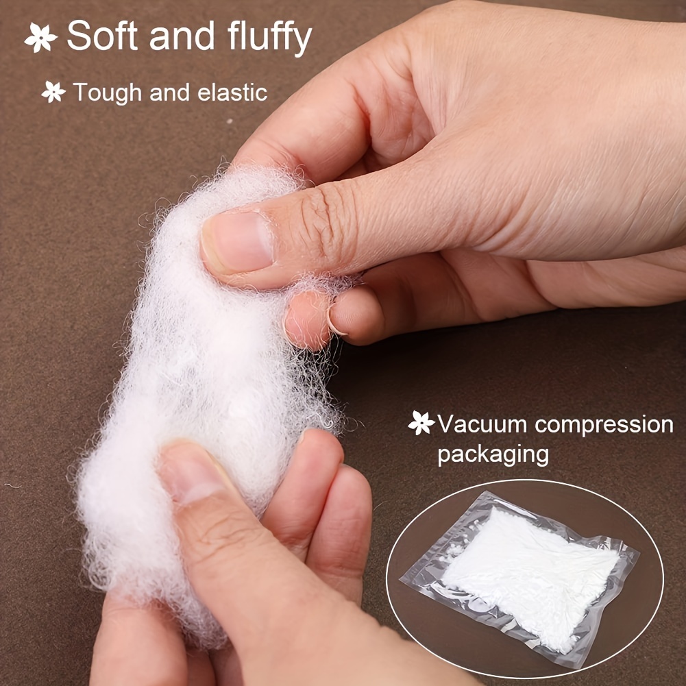 Premium Polyester Fiber Fill, Soft Pillow Filler, Stuffing For Stuffed  Animals, Toys, Cloud Decorations, And More, Machine-Washable,polyfill  Stuffing