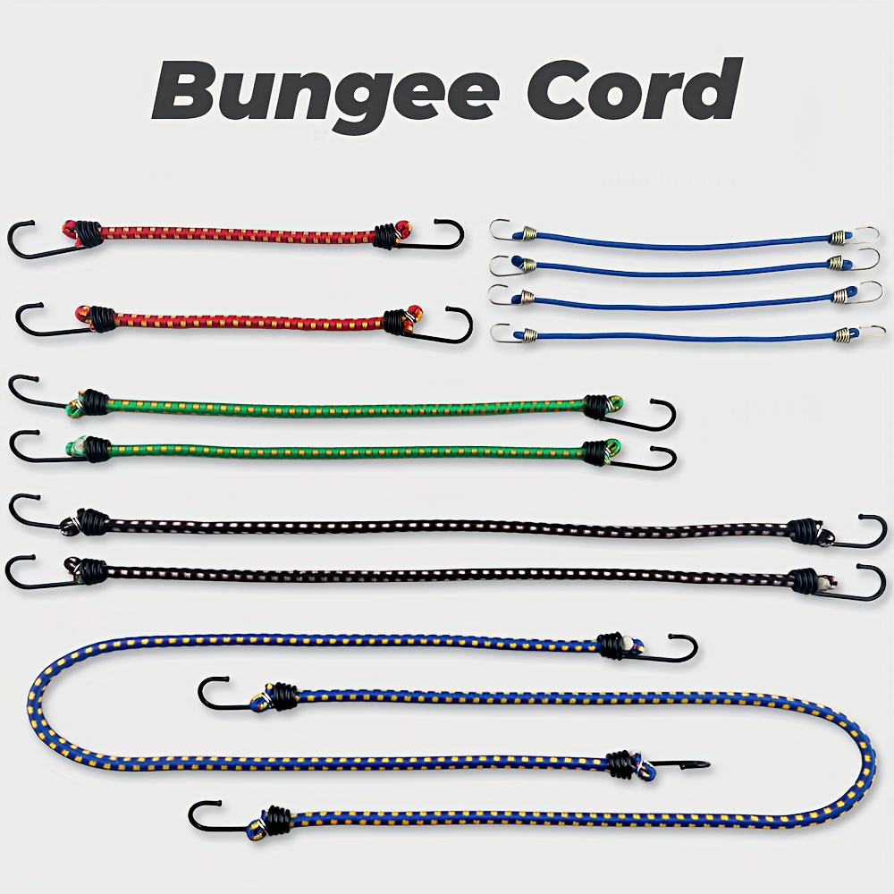Elastic Bungee Shock Cord Kayak Stretch String Rope With Bungee Shock Cord  Hook Suitable For Boat Camping Accessories Exercise Fitness And Outdoor  Enthusiasts 10 Feet Rope 4 Hooks - Sports & Outdoors - Temu