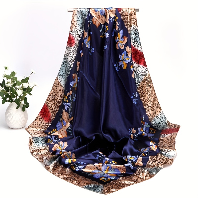 Buy Satin Sun Protection Shawl Soft Scarf on Our Store