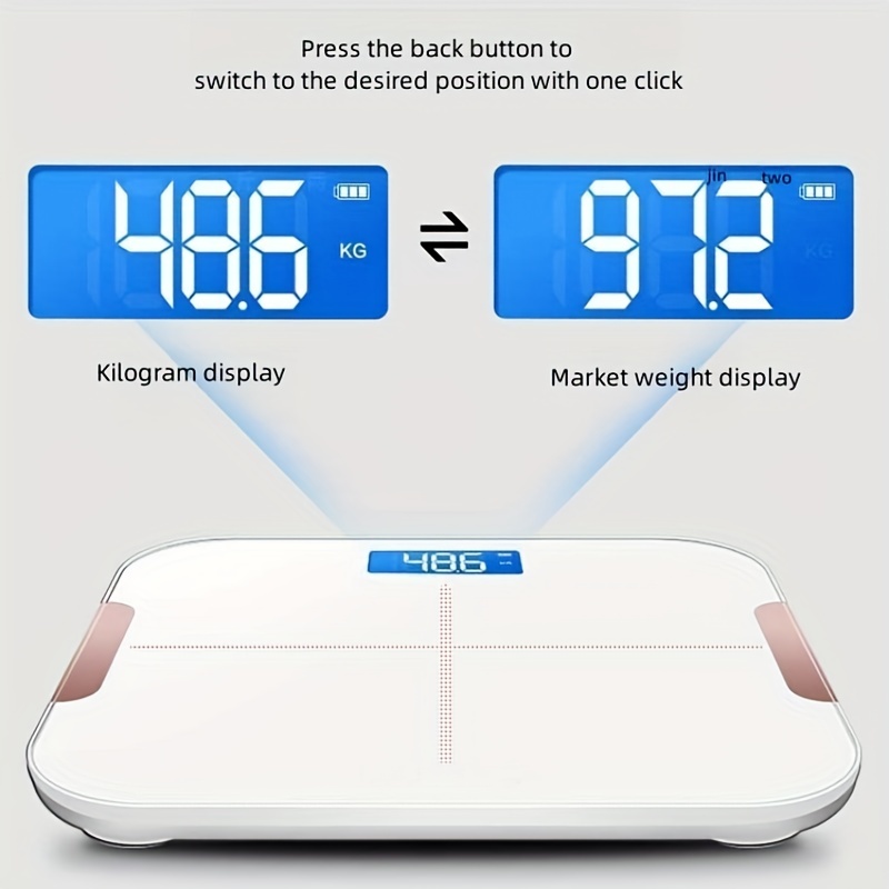 Household Weight Scale Electronic Rechargeable Weight Scale - Temu
