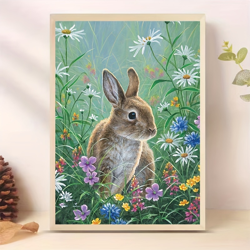 Cute Small Rabbit Painting For Kids – Diamond Painting Bliss