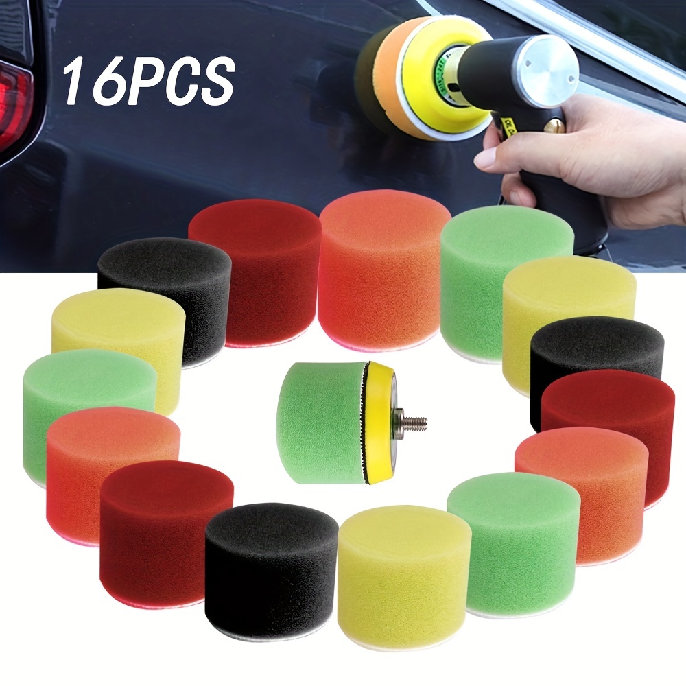 39 Pcs Car Polisher Gross Polishing Pads For Drill Sponge Buffer Waxing  Buffing Kit