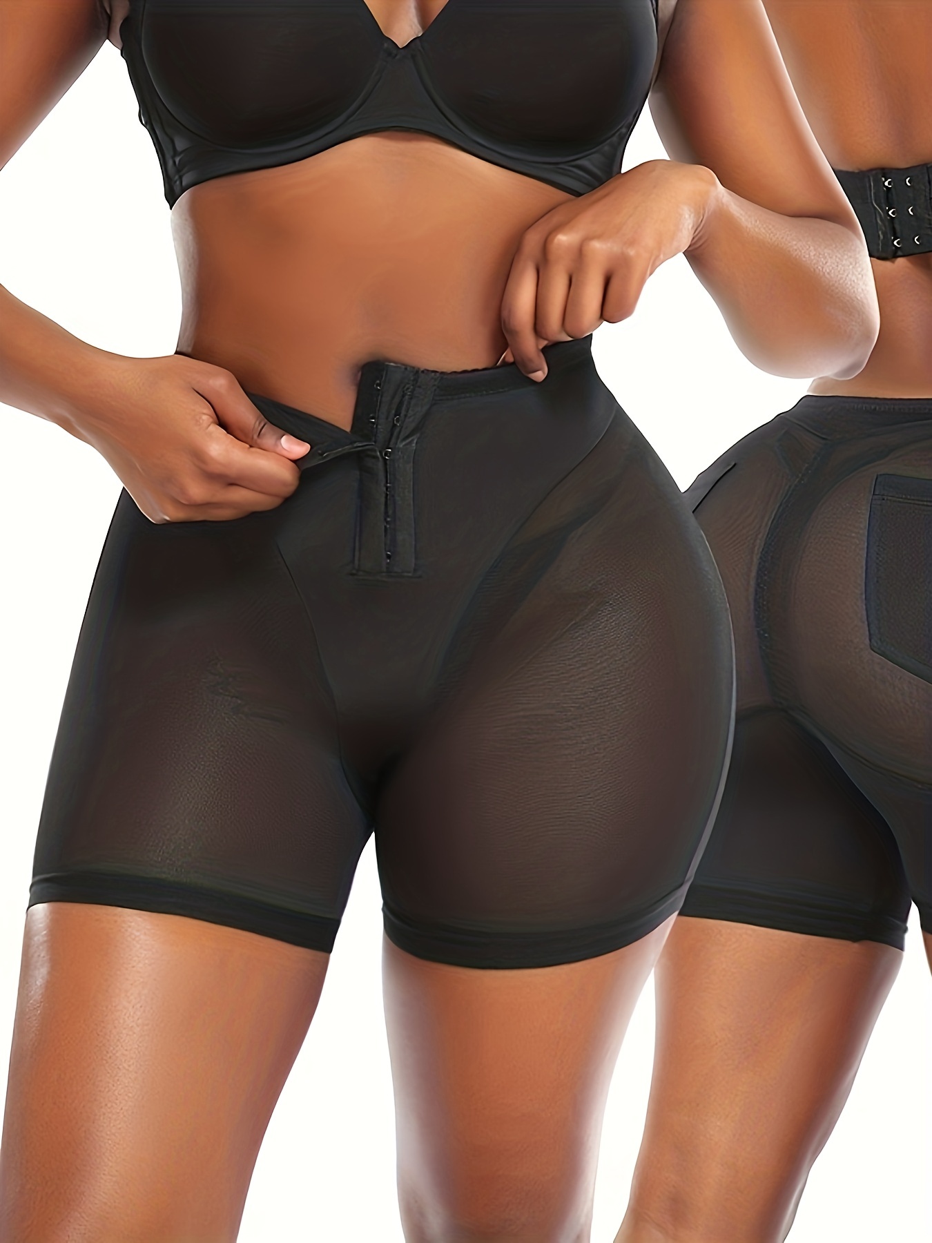 Front Zipper Shaping Panties Tummy Control Compression - Temu