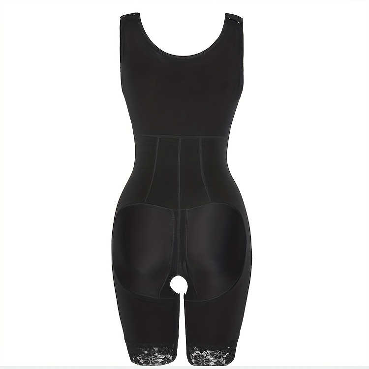  QianQ Crotchless Shapewear Bodysuit for Women Plus