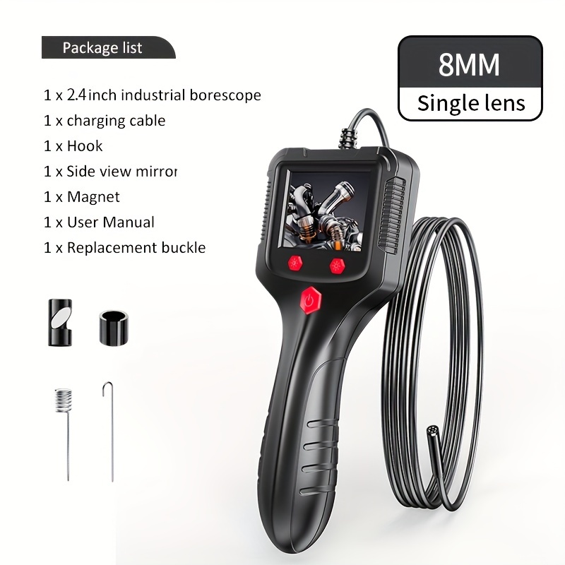 Borescope Endoscope Camera Light Handheld Waterproof - Temu