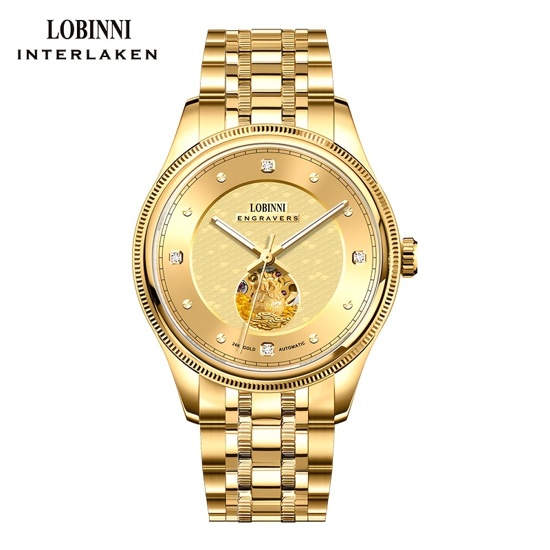 Binlun watches 18k online gold