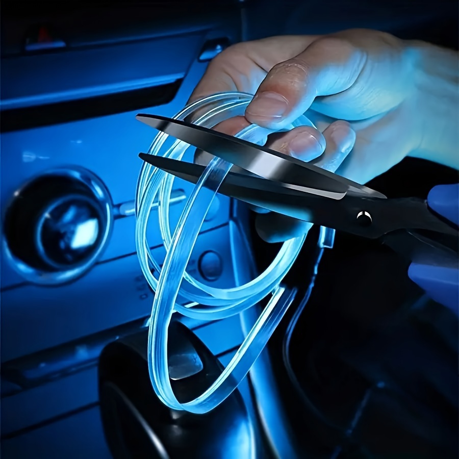 5M Auto LED Ambientebeleuchtung Innenraumbeleuchtung Lichtleiste USB-Kabel  Blau